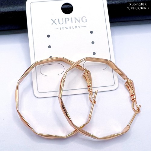 Сережки Xuping18К 20334 (3.3.см)